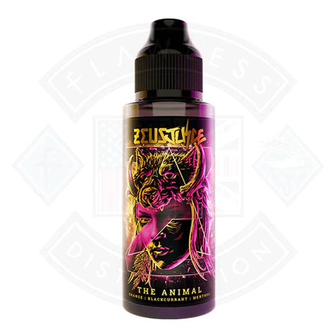 Zeus Juice The Animal 100ml 0mg shortfill e-liquid best before 5/23 (you must be 18+ to purchase this product)