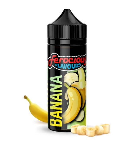 ferocious flavours banana 80ml 70vg 30pg best before 3/25 (you must be 18+ to purchase this product)