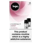 Logic Compact E-Liquid Pods Cherry 12mg/ml, 2 x 1.7ml