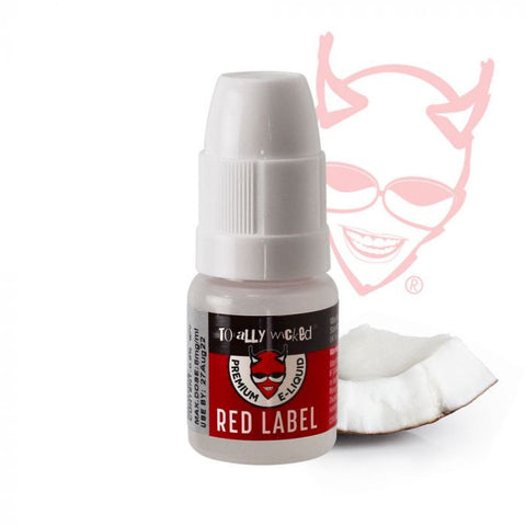 Red Label E-liquid - Coconut damaged box expiry 3mg/ml 10/24 (you must be 18+ to purchase this product)