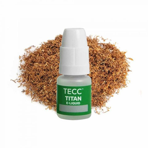 TECC Titan E-liquid - Blended Virginia 11mg/ml best before 1/24 damaged box (you must be 18+ to purchase this product)